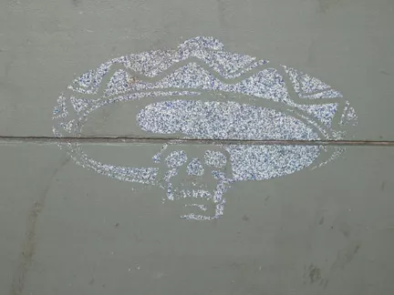 SF Western Addition Sombrero Skull