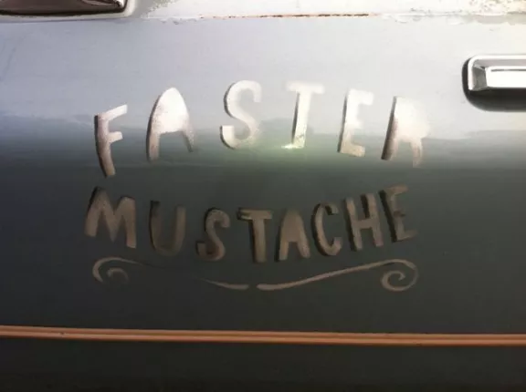 SF Western Addition Faster Mustache