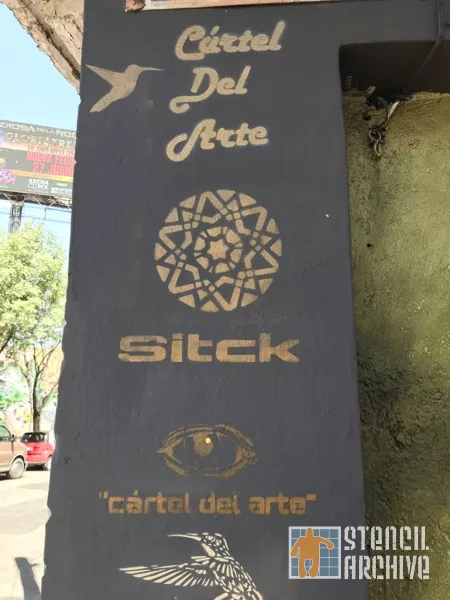 CDA sitck stencils MX CDMX Miguel Hid