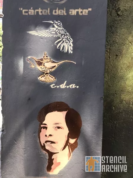 CDA three stencils MX CDMX Miguel Hid