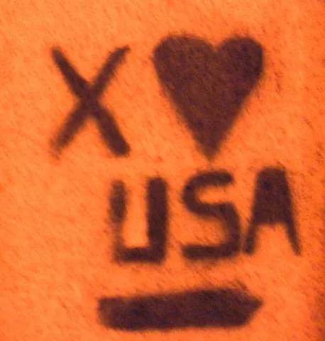 AR UY X heart USA