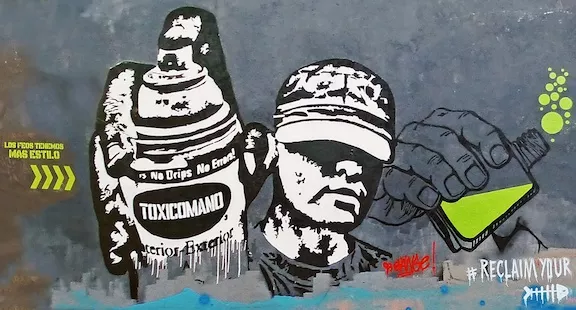toxicomano DE spraycan