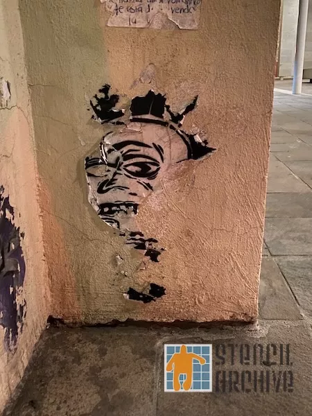 MX Aguascalientes wheatpaste face