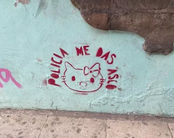 MX Oaxaca Hello Kitty anti-police