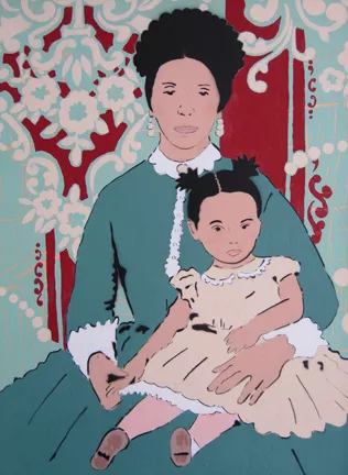 AmyRice olivia and her mom without frame
