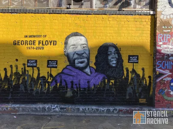 Keyvan Shovir CK1 SF Clarion Alley BLM RIP George Floyd