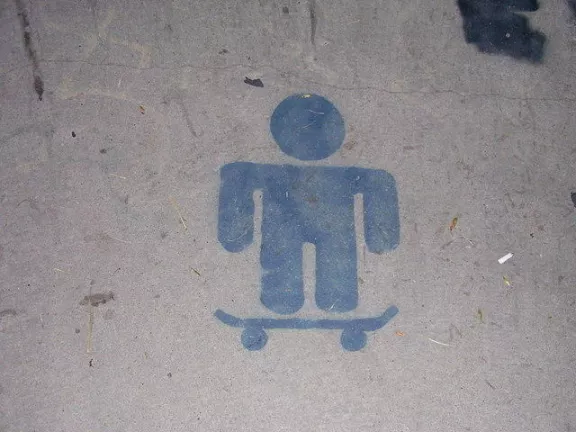 CA DK Skater Man