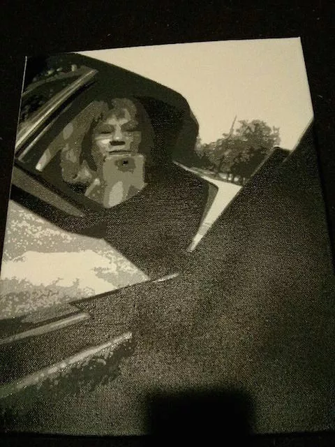 Jimi Nepper rearview selfie