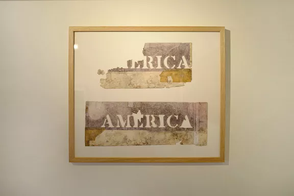 John Fekner America cut out ph Icy and Sot for BSA