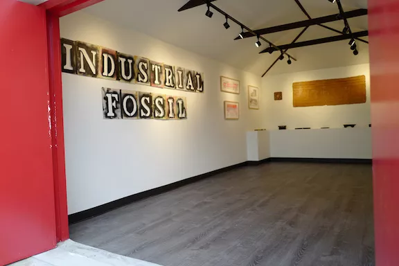 John Fekner Industrial Fossil cut out photo Icy and Sot for BSA