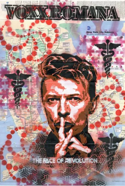 Vox Romana nyc map david bowie