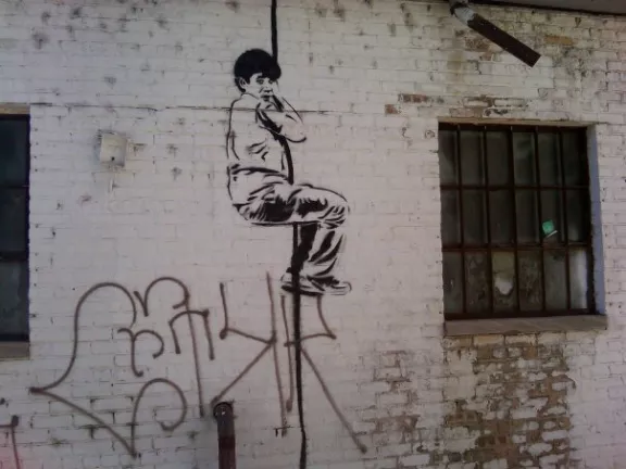 Ray Noland CRO IL Chicago Blago Up a Pole