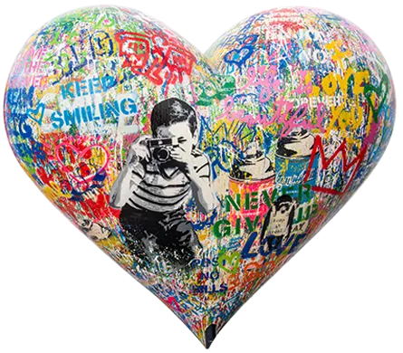 Mr. Brainwash 2022 Hearts in SF