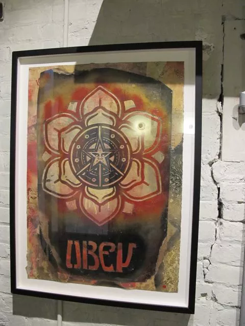 Shepard Fairey OBEY cut out