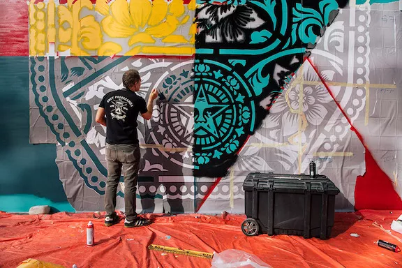 Shepard Fairey Raise the Level ph BSA