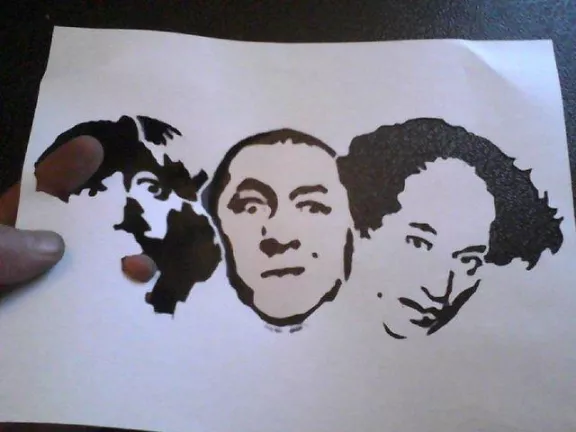Xsacto 3 stooges cut out
