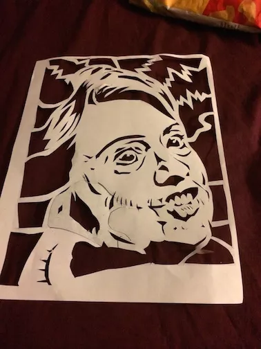 Xsacto snakenface cutout