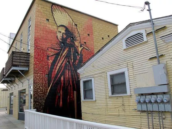 Shepard Fairey CA San Diego monk