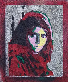 CA East Bay Albany Bulb Afghan Woman