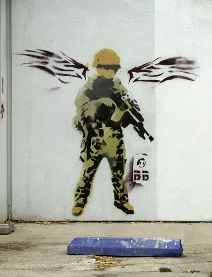 CA East Bay Berkeley Winged Soldier
