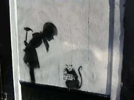 CA East Bay Berkeley Banksy ripoff