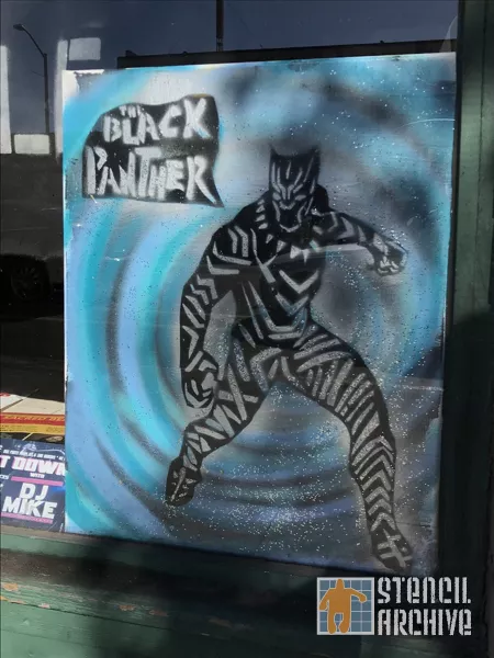 CA East Bay Oakland Black Panther