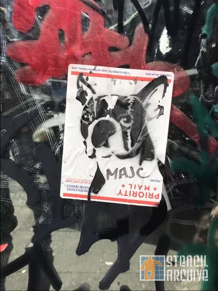 CA East Bay Oakland MAJC terrier sticker