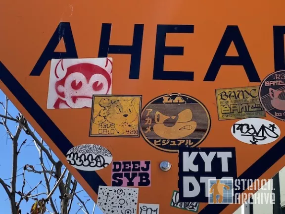 CA East Bay Oakland cute demon sticker