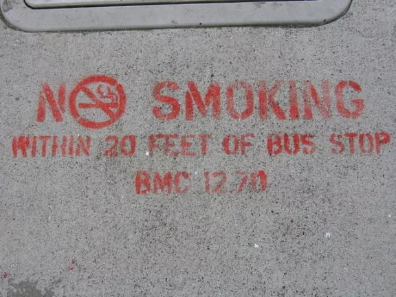 CA East Bay Berkeley No Smoking