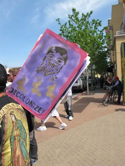 CA East Bay Oakland Protest May Day 99 percent