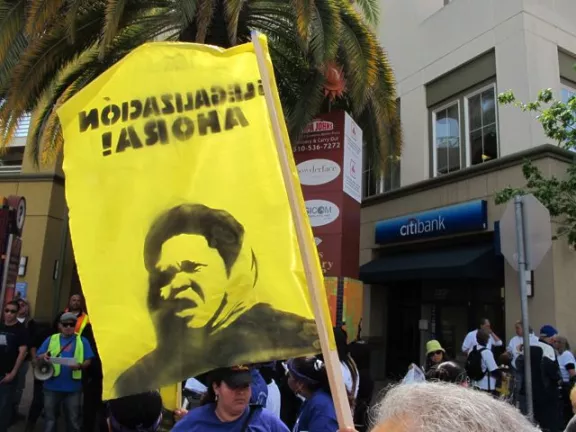 CA East Bay Oakland Protest May Day Decolonize Now