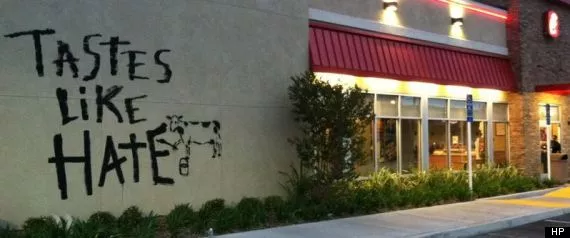 CA LA Torrance Chik fil a antigay protest