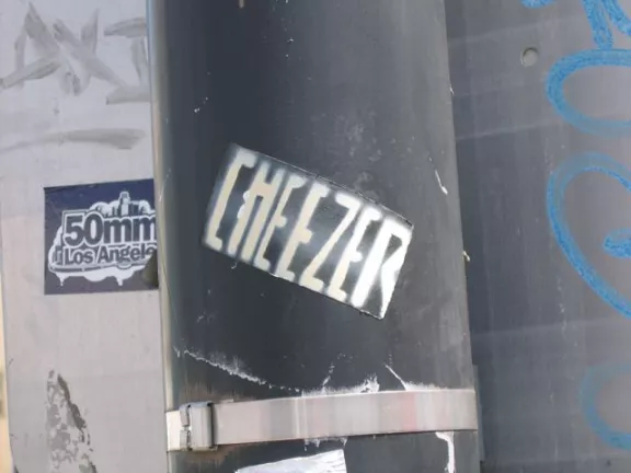 CA LA Cheezer Sticker