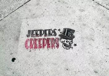CA LA Hollywood Jeepers Creepers