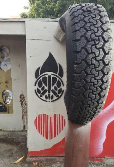CA LA Bullet Peace Heart