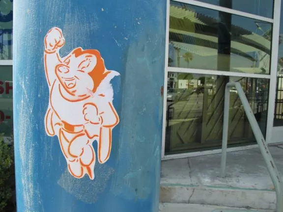 CA LA Culver City Mighty Mouse paste