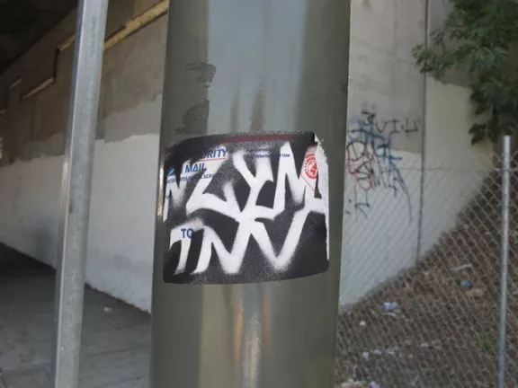 CA LA Culver City NZYNA TNV sticker