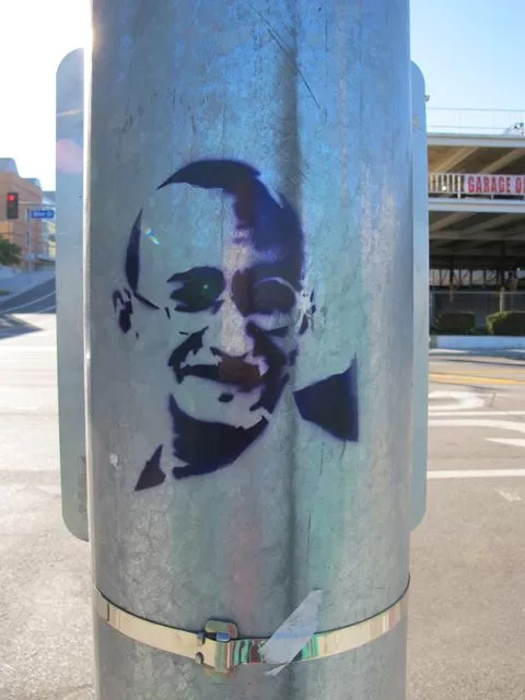 CA LA Downtown Gandhi