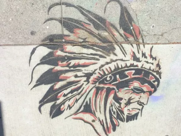 CA LA Highland Park Native chief