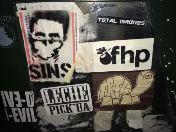 CA LA Highland Park SINS sticker