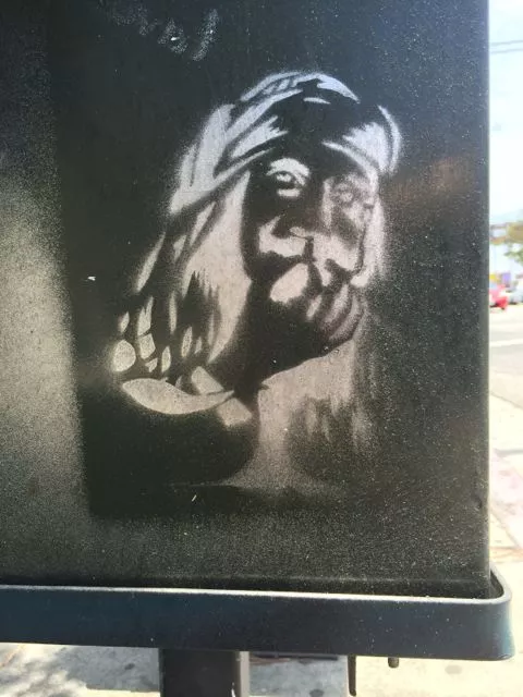 CA LA Highland Park man smoking