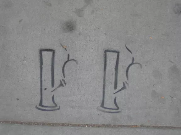 CA LA Melrose bongs