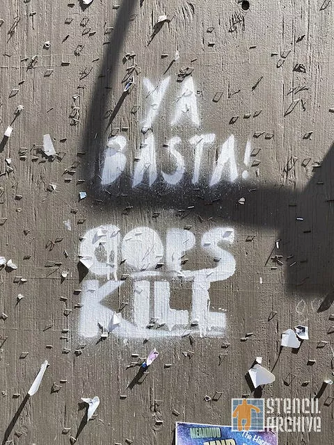 CA Point Reyes Station Ya Basta Cops Kill
