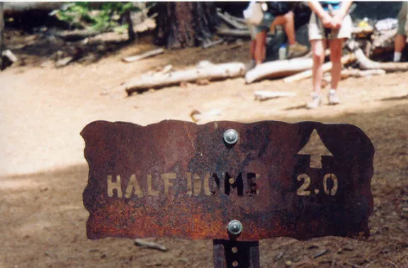 CA Yosemite Half Dome Sign