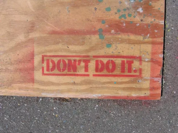 CA Santa Rosa Harmony 07 Dont Do It
