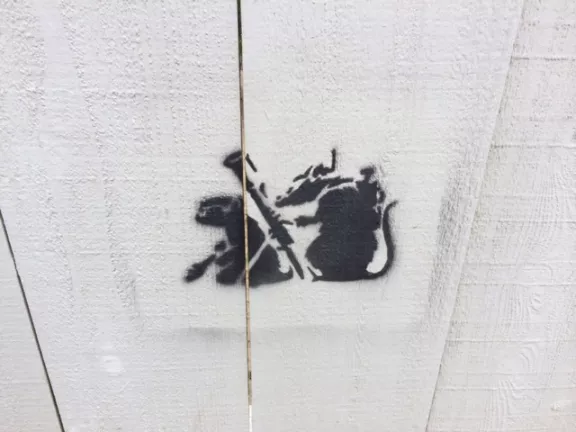 CA Del Mar Banksy ripoff