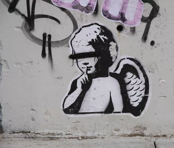 FL Miami Wynwood angel shhh photo j rojo for BSA