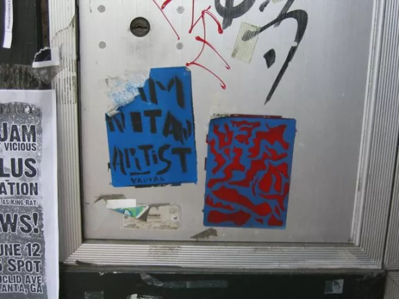 GA Athens Vandal Sticker