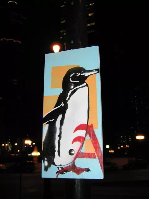 IL Chicago Letter A Penguin