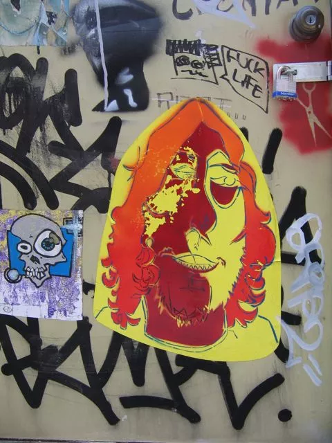 IN Bloomington face sticker